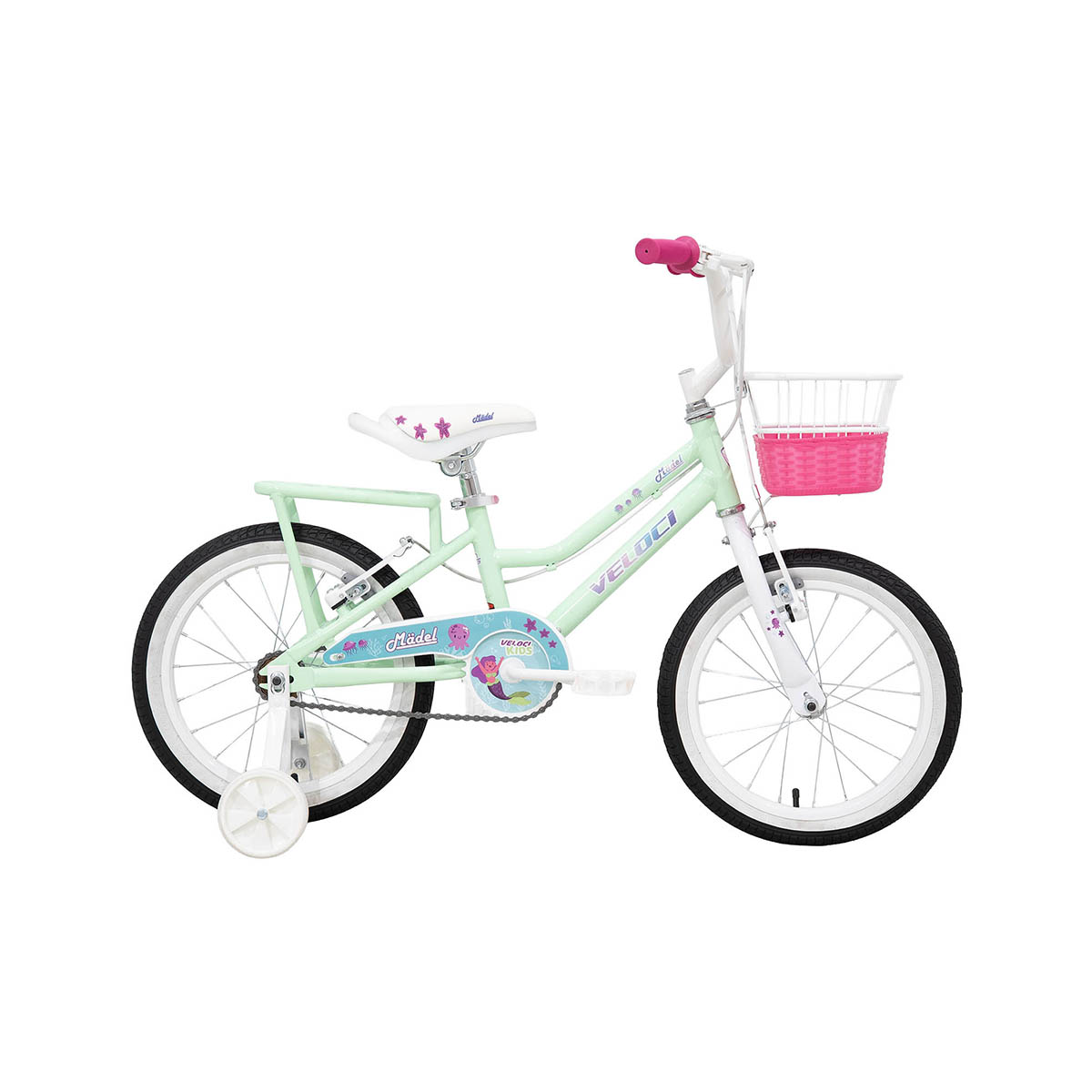 Bicicleta Infantil Rodada 16 de Acero Veloci Mädel BMX Color Turquesa