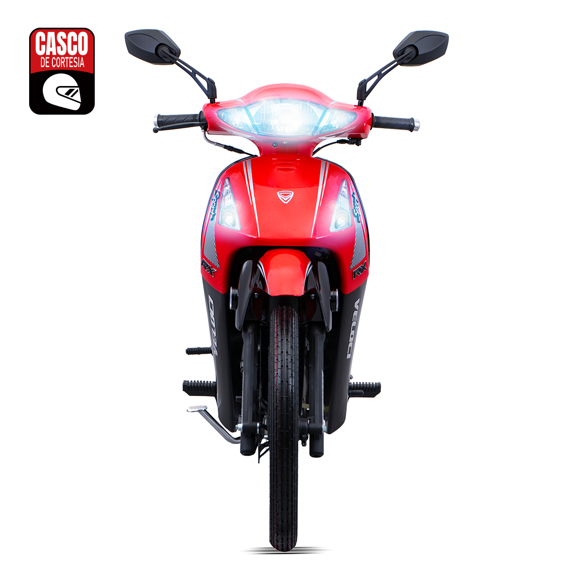 Motocicleta Veloci Draxter RX Sport 125 CC Rojo 2025