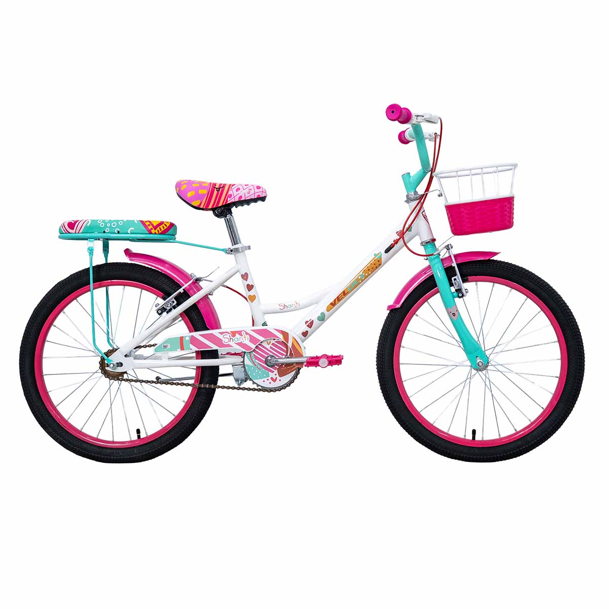 Bicicleta Veloci Shanti BMX Rodada 20 Blanco Infantil