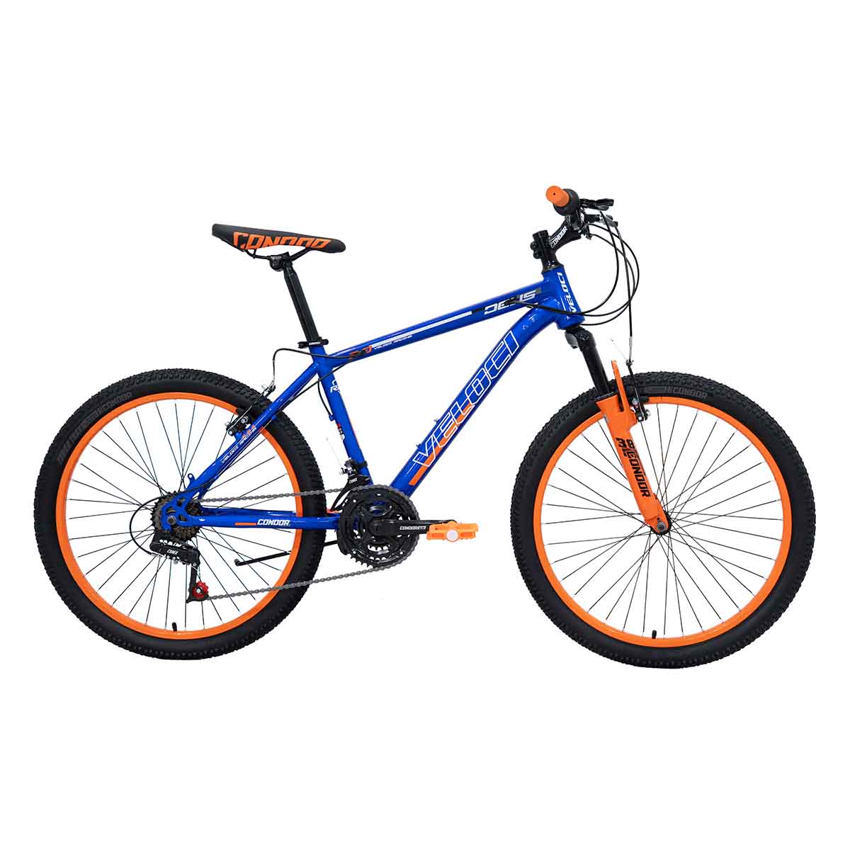 Bicicleta Veloci Deus 2.0 Rodada 26 Azul De Montaña