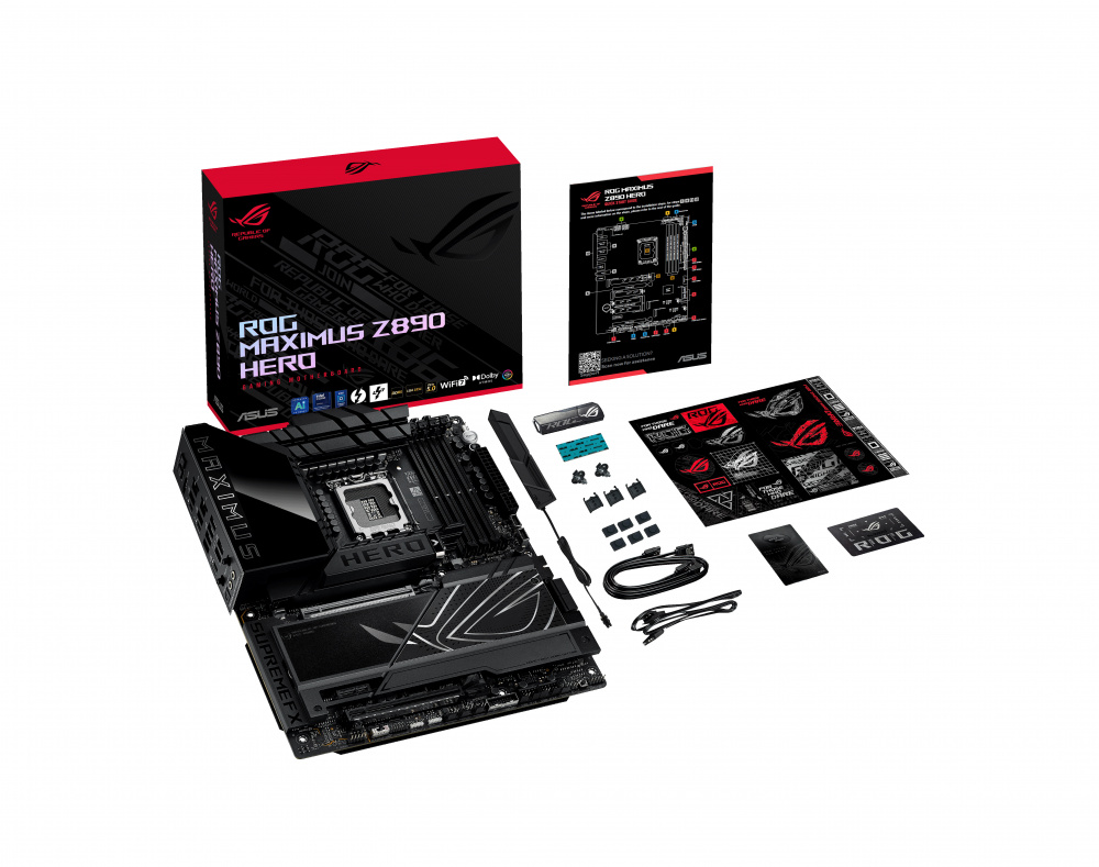 Tarjeta Madre ASUS ROG MAXIMUS Z890 HERO, ATX, LGA 1851, Intel Z890, 192GB DDR5, HDMI/DP para Intel