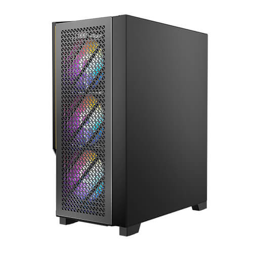 Gabinete Antec P20C ARGB, Midi-Tower, ATX/EATX/Micro-ATX/Mini-ITX, USB 3.0, sin Fuente, 3 Ventiladores Instalados, Negro