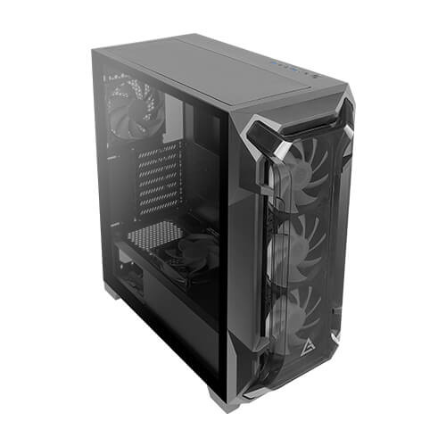 Gabinete Antec DF600 Flux con Ventana Midi-Tower, ATX/Mini-ITX/Micro-ATX, Negro