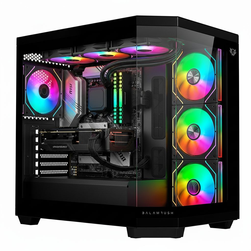 PC Gamer RTX 5060 AMD Ryzen 9 7900X 32GB DDR5 SSD 2TB Enfriamiento Líquido ARGB