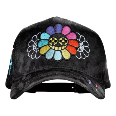 Gorra Innedit Muratravis Flowers Colors Original Gamuza