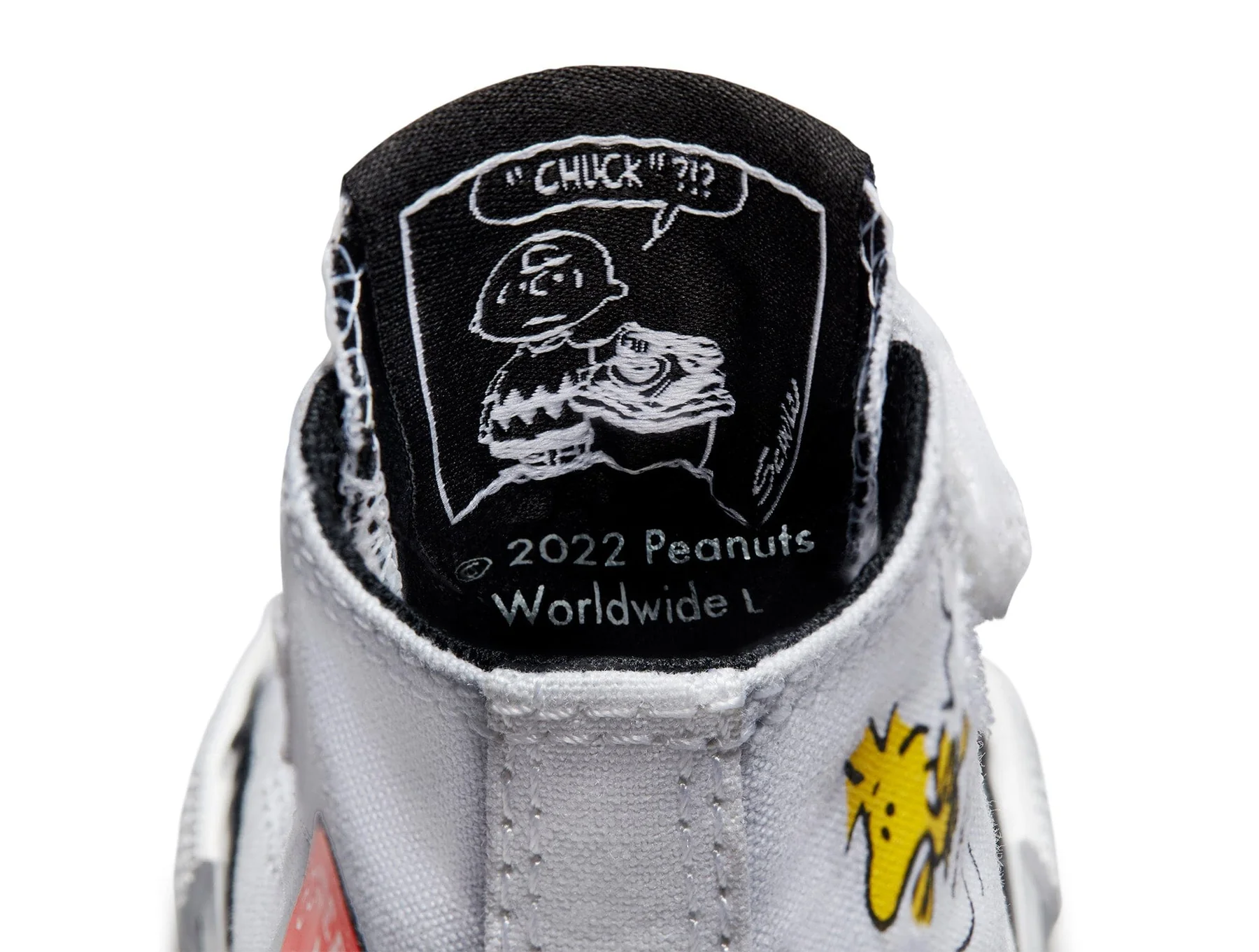 TENIS CONVERSEE CHUCK TAYLOR PEANUTS EDICIÓN LIMITADA (ETIQUETA 26.5 CM)