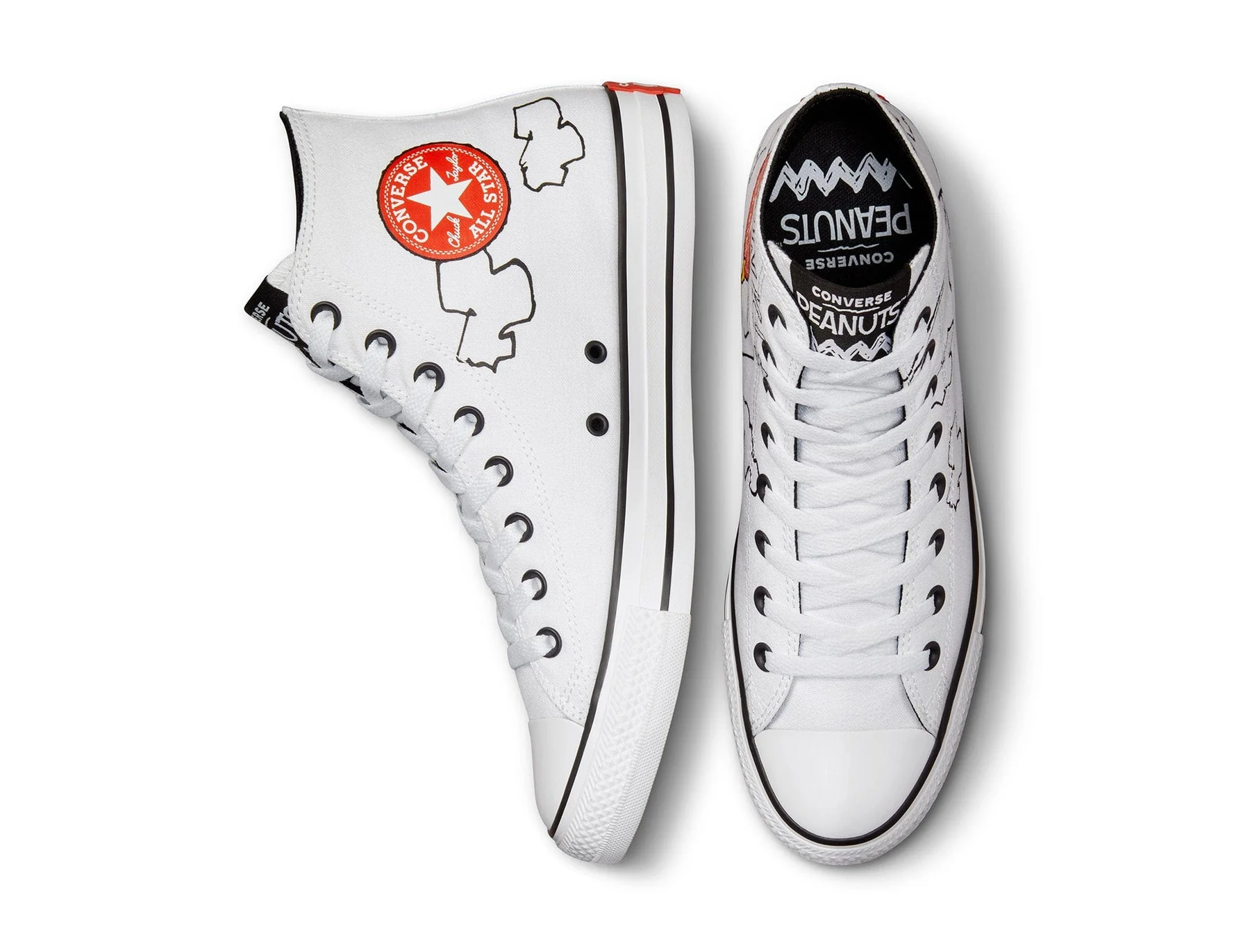 TENIS CONVERSEE CHUCK TAYLOR PEANUTS EDICIÓN LIMITADA (ETIQUETA 26.5 CM)