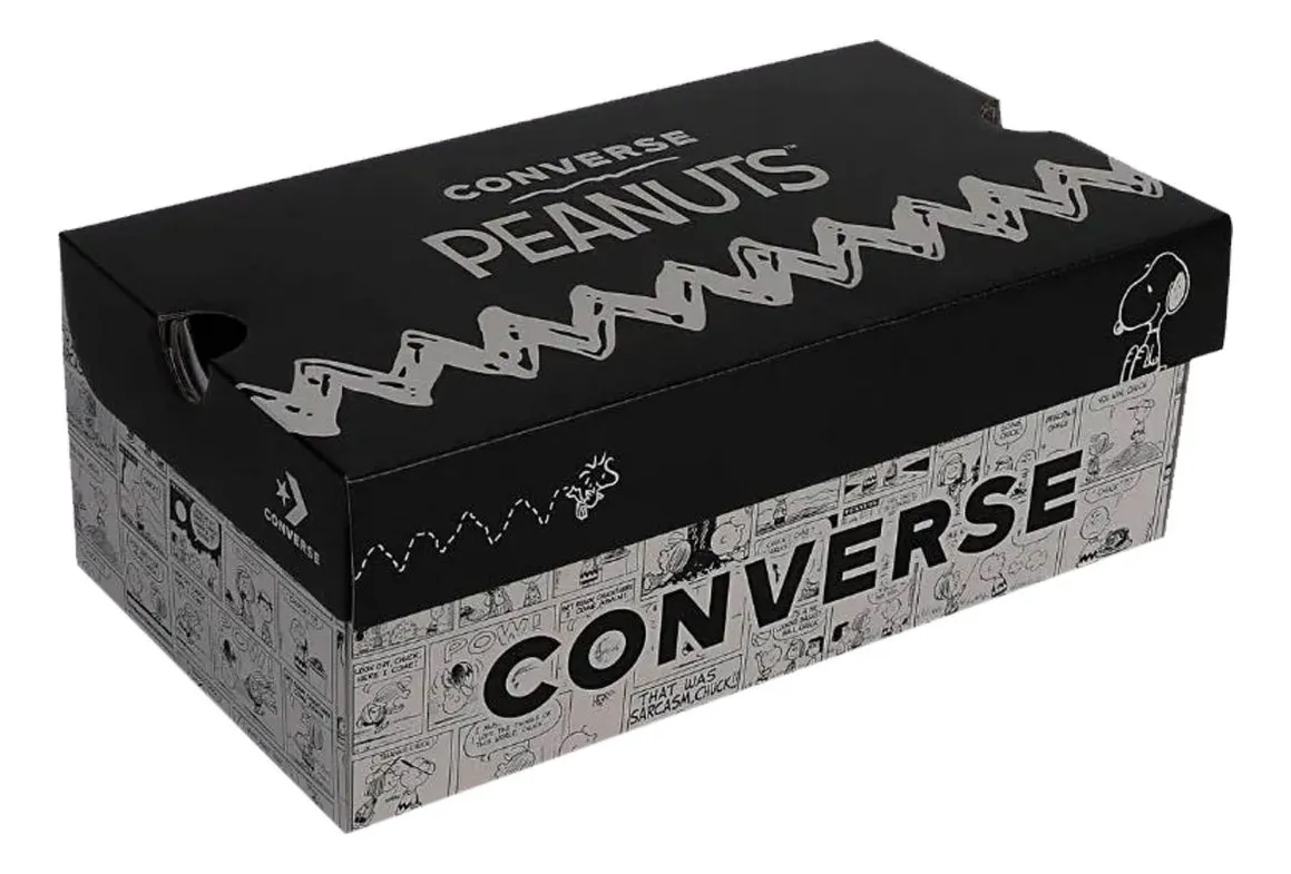 TENIS CONVERSEE CHUCK TAYLOR PEANUTS EDICIÓN LIMITADA (ETIQUETA 26.5 CM)