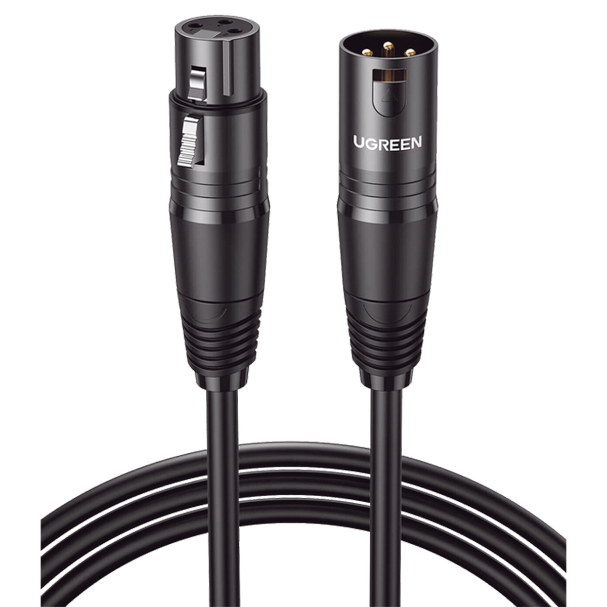 Cable para Micrófono XLR Tipo Canon Macho a Hembra 10 Metros - 20714 UGREEN