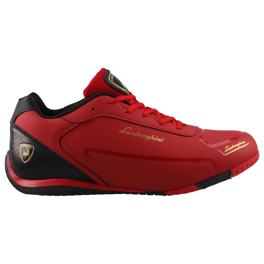 Tenis Caballero Lamborghini 8108 Rojo Tenis Urbano Casual Hombre