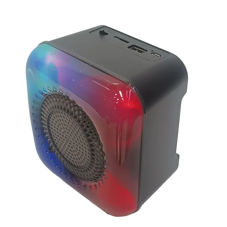 Bocina Bluetooth Portatil Luz Led