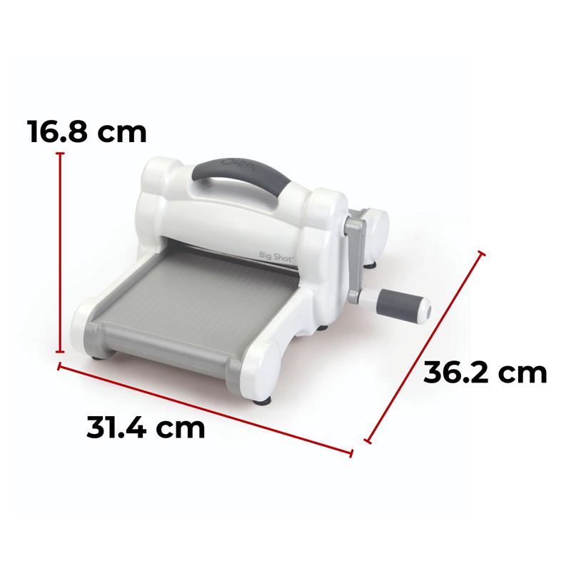 Troqueladora y cortadora para manualidades Sizzix Big Shot 14 1 4  con plataforma estandar