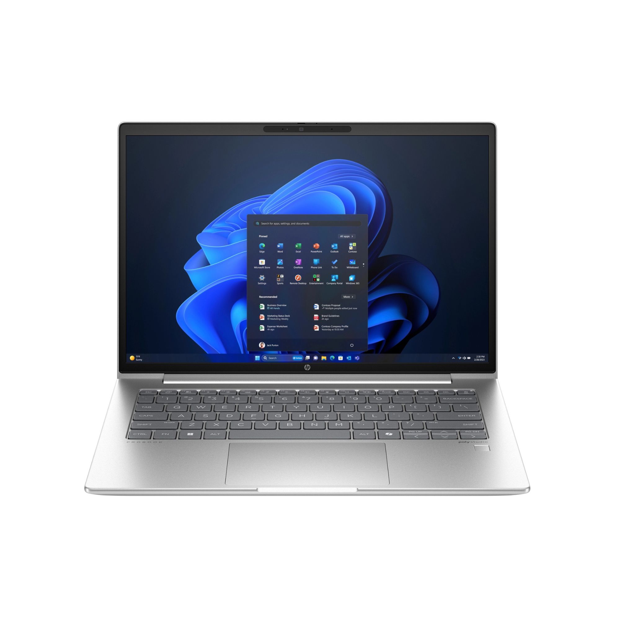HP ProBook 440 G11 de 14", Intel Core Ultra 5 125u, 16 GB RAM DDR5, 512 GB SSD NVMe, Windows 11 Pro, Plata