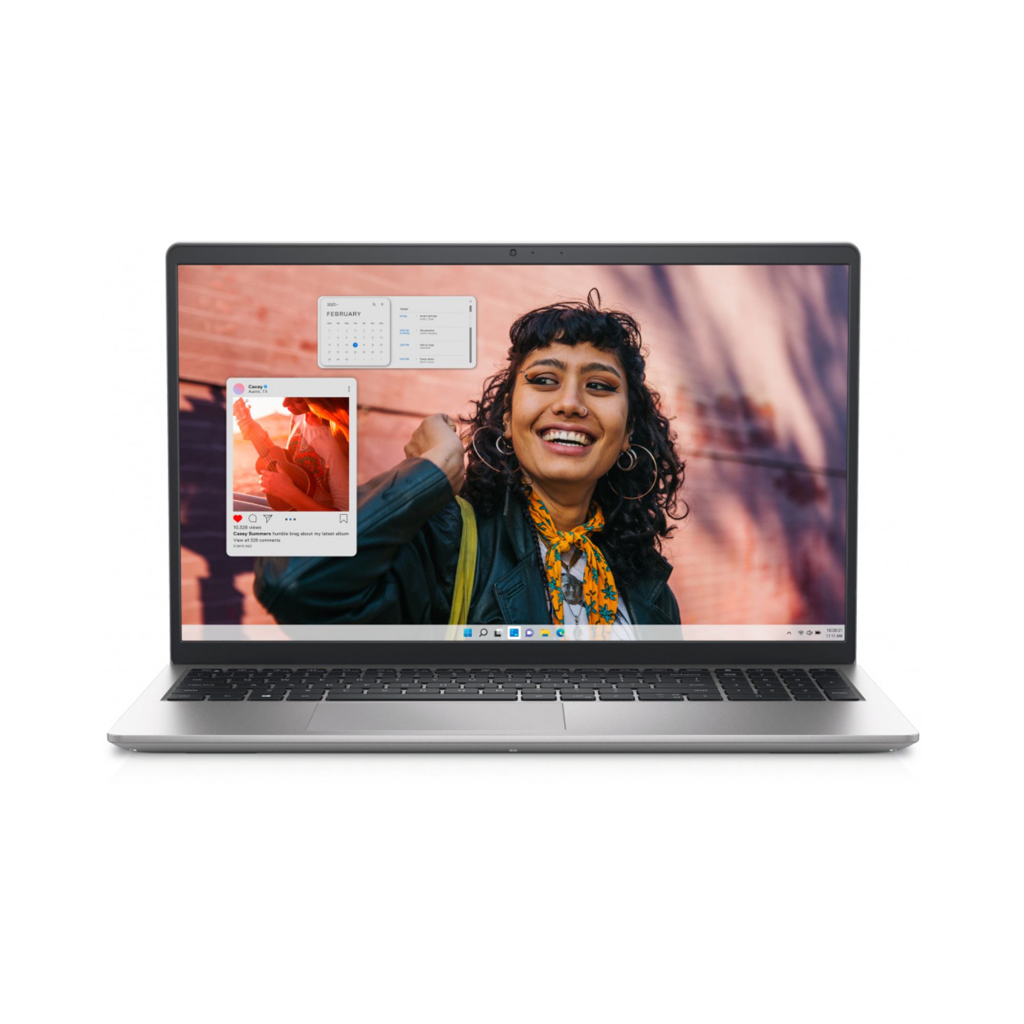 Dell Inspiron 3520 de 15.6'', Intel Core i7-1255U, 16 GB RAM, 512 GB SSD NVMe, Windows 11 Pro, Plata