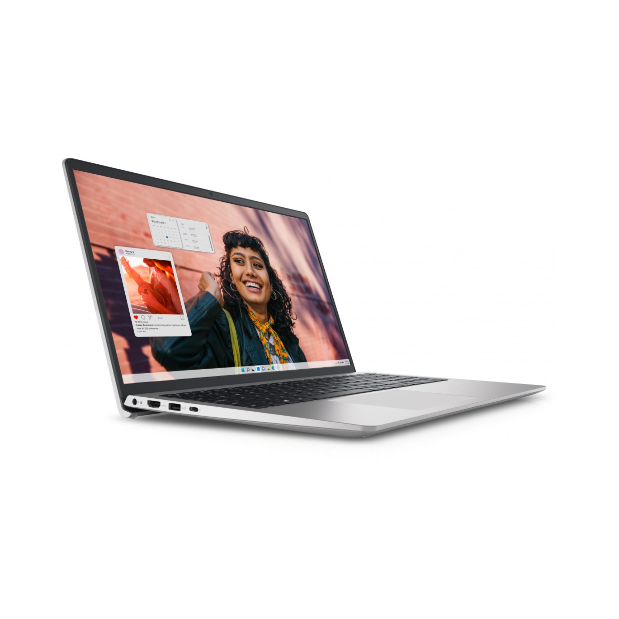 Dell Inspiron 3520 de 15.6'', Intel Core i7-1255U, 16 GB RAM, 512 GB SSD NVMe, Windows 11 Pro, Plata