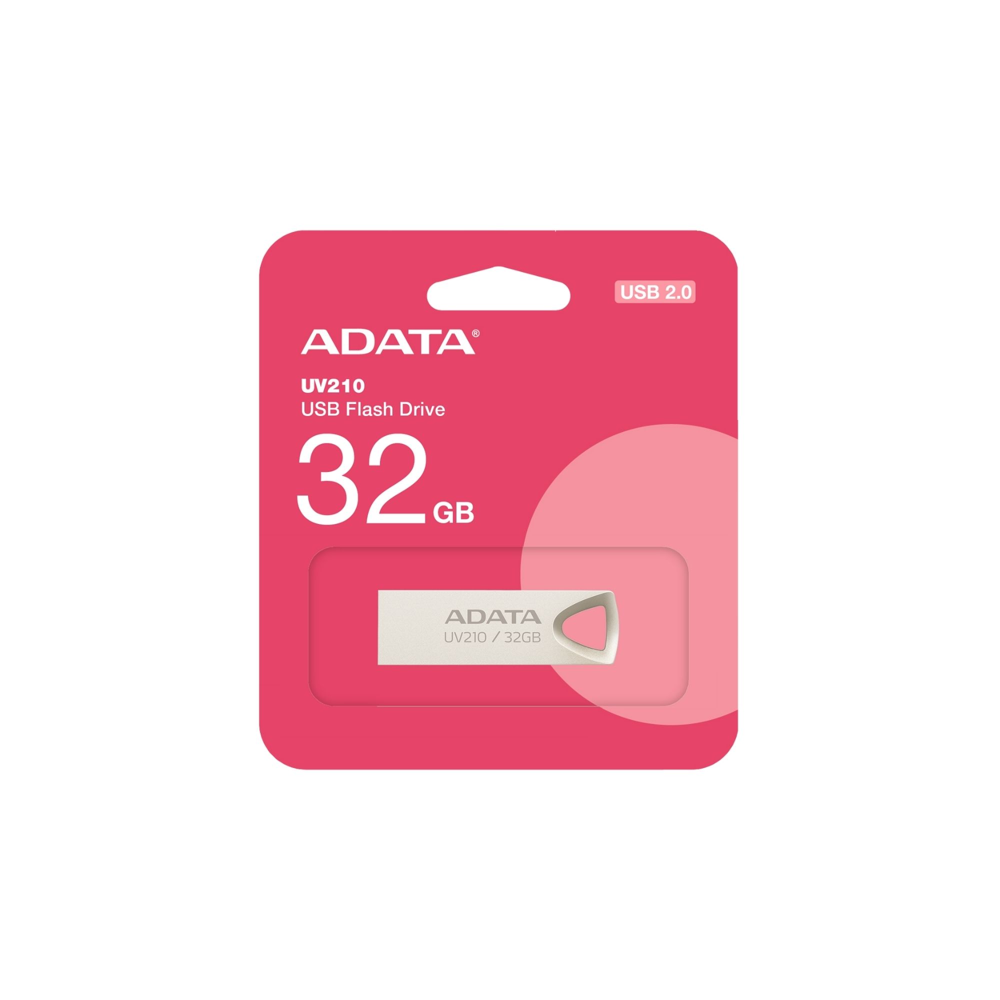 100 Pack - Memoria USB Adata UV210 de 32 GB, USB 2.0, Metálica
