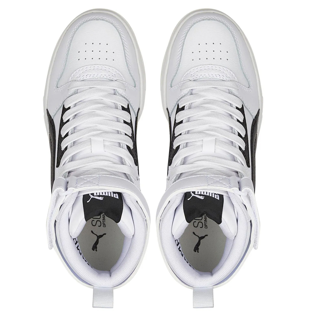 Tenis Puma RBD White Black Gold Jr Hombre Original