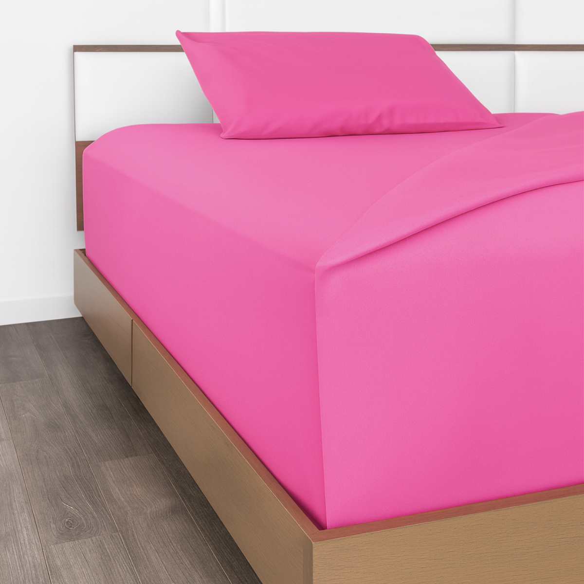 Juego de Sábanas Básica Algodón Percal 200 -Individual -Coral