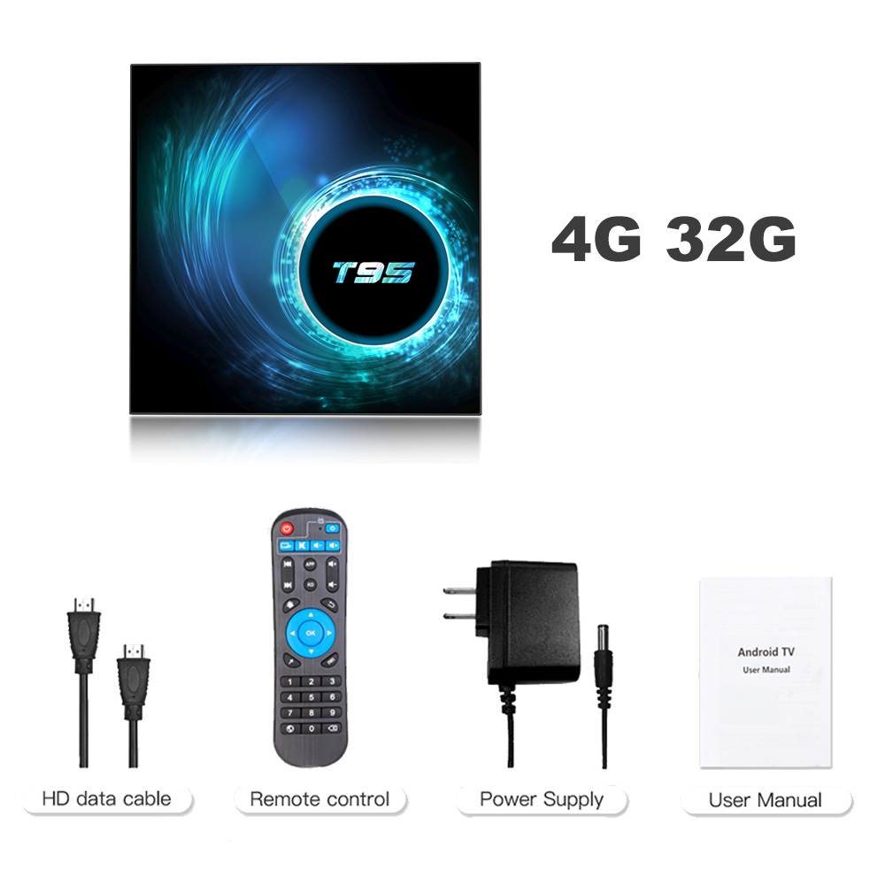 Smart TV inteligente box Android 14 6K HD 4GB 32GB Wifi reproductor multimedia pantalla