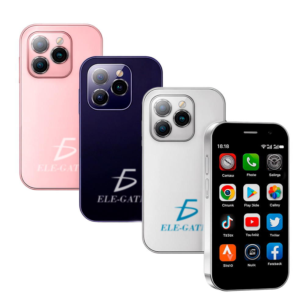 Smart phone mini con 2 ranuras Sim y Camara Trasera de 5 mega pixeles y Frontal de 2 MP