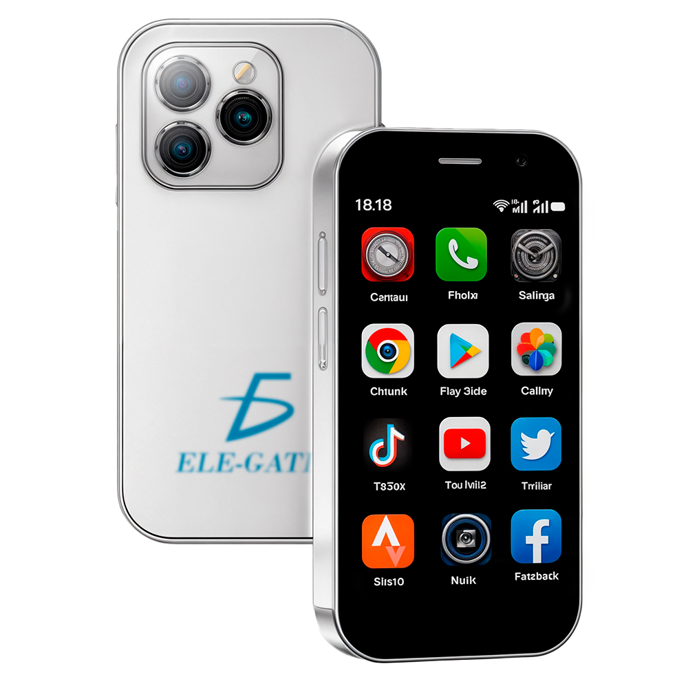 Smart phone mini con 2 ranuras Sim y Camara Trasera de 5 mega pixeles y Frontal de 2 MP