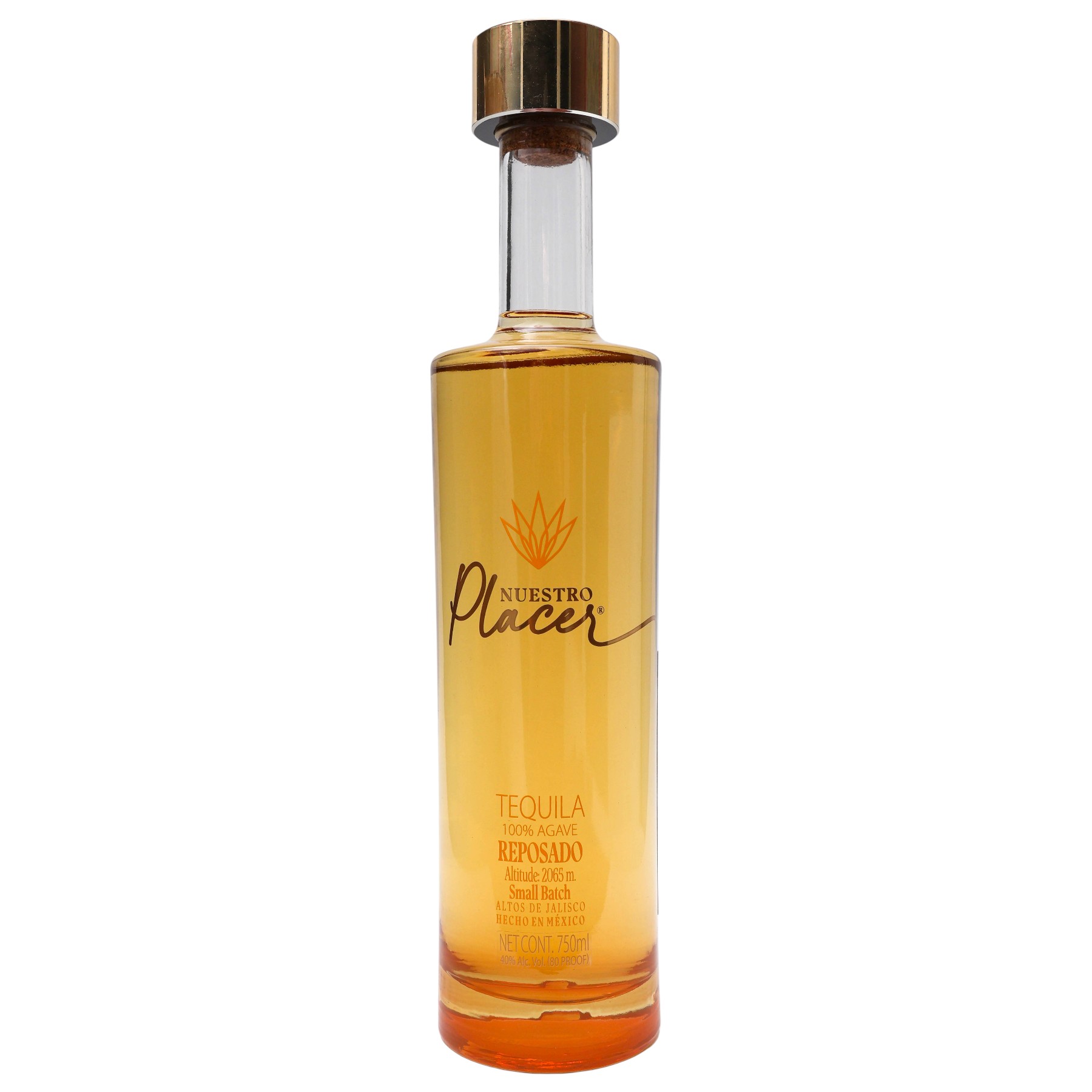 Tequila Nuestro Placer Reposado 750 Ml