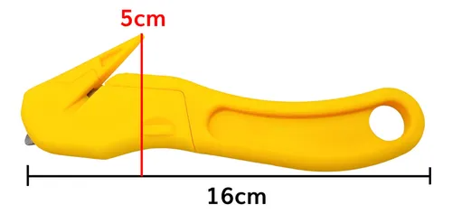 Cutter Pato Estilete Seguridad Fleje Corte Navaja Oculta 5pz