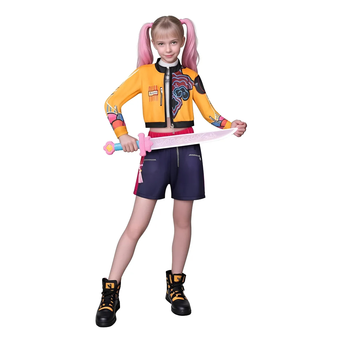 Anime Kpop Demon Hunter Cosplay Rumi Zoey Mira Cosplay