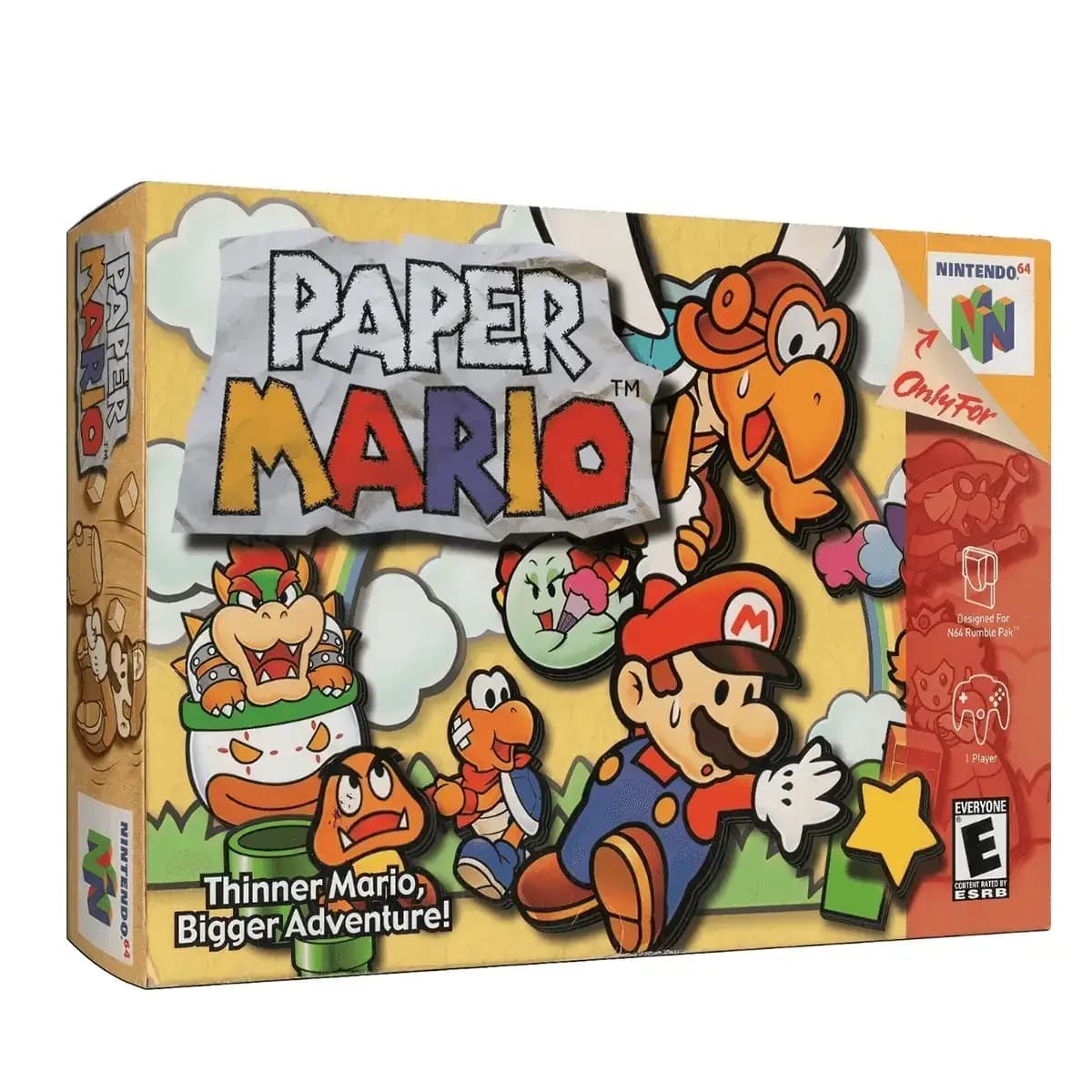 Paper Mario Físico En Caja Con Manual Nintendo 64