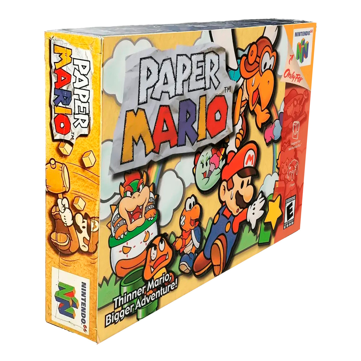 Paper Mario Físico En Caja Con Manual Nintendo 64