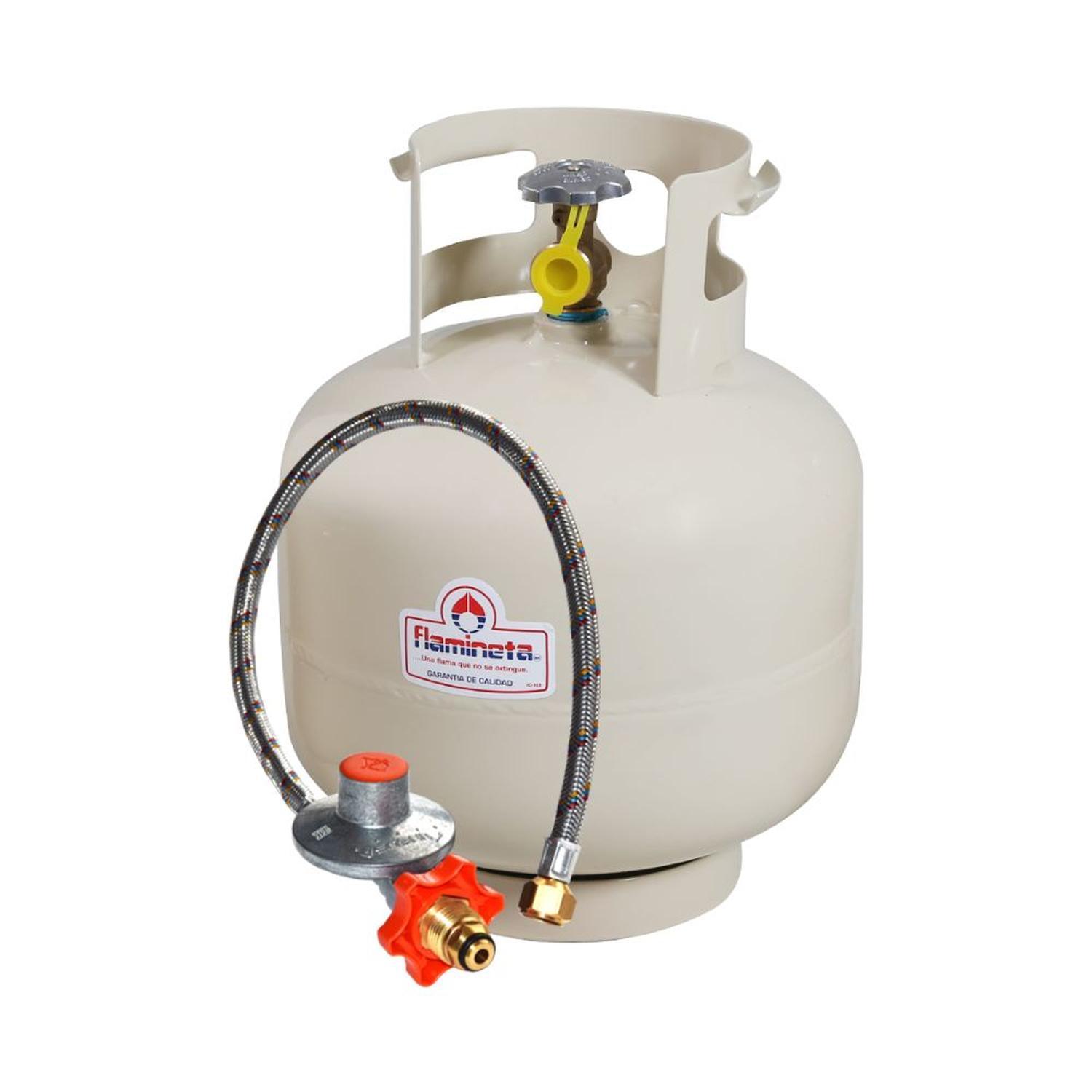 Cilindro 6 kg – Kit Versátil Hogar con Regulador +Manguera Reforzada.