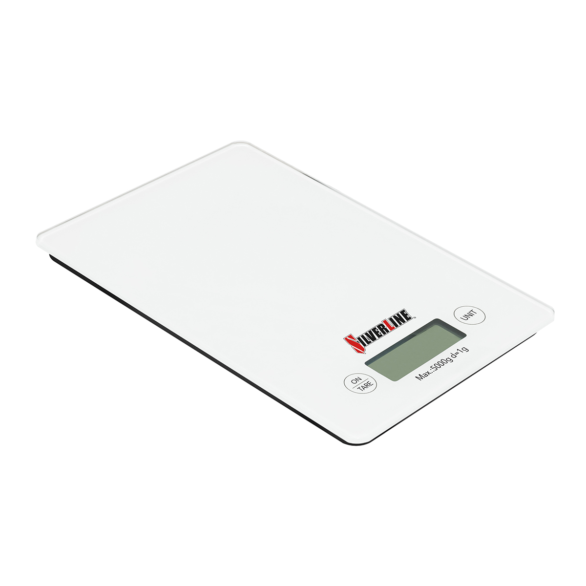 Silverline Color Báscula para Cocina 5kg Silverline Color Blanco