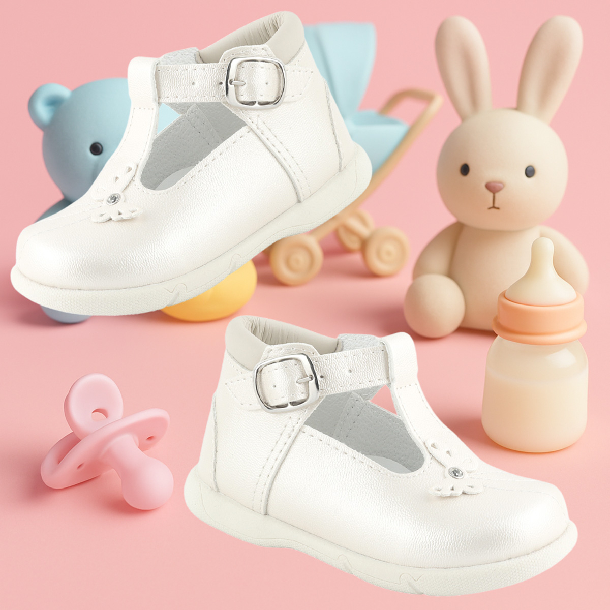 Zapato Niña Bebé Bota Moda Arco Ortopédico Cómodo 315-A-NAC