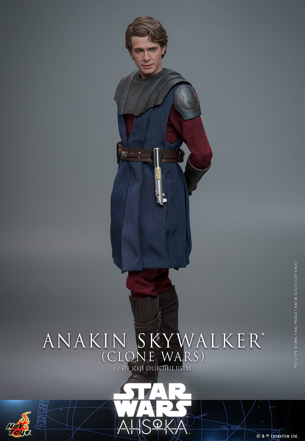 Hot Toys Star Wars Anakin Skywalker Clone Wars Sixth Scale Figura