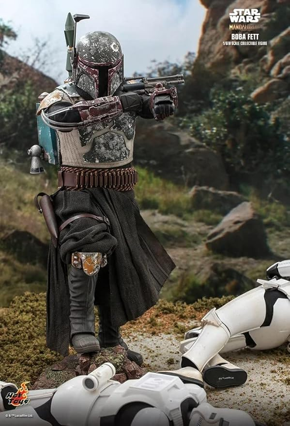 Hot Toys – Star Wars The Mandalorian – Boba Fett – Figura Coleccionable 1/6 (Movie Masterpiece)