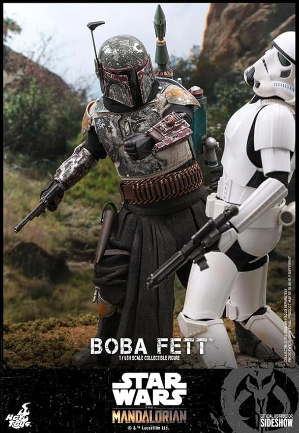 Hot Toys – Star Wars The Mandalorian – Boba Fett – Figura Coleccionable 1/6 (Movie Masterpiece)