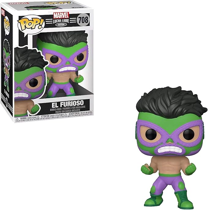 Funko Pop! Marvel Lucha Libre – El Furioso (Hulk) #708