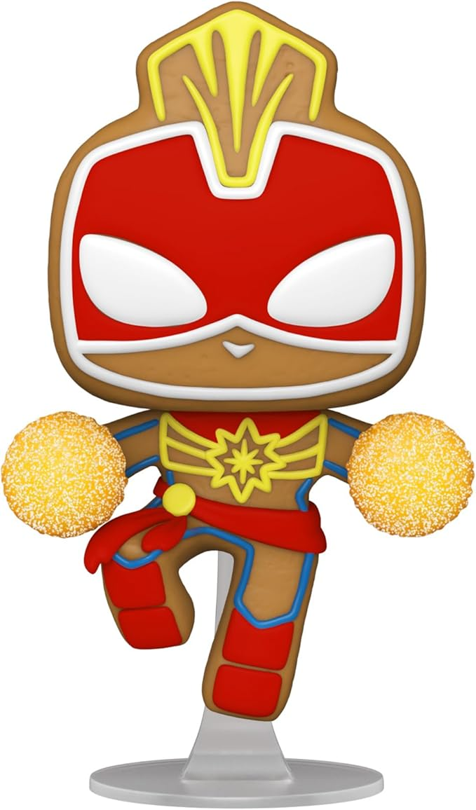 Funko Pop! Marvel Holiday – Gingerbread Captain Marvel #936
