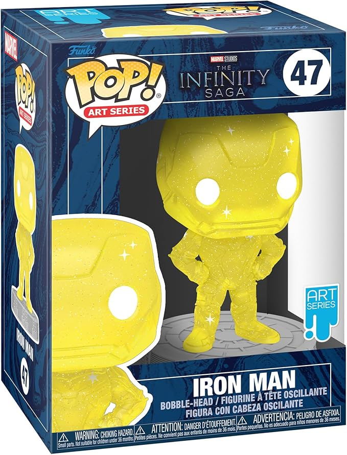 Funko Pop! Artist Series: Marvel Infinity Saga – Iron Man (Reality Stone) #47