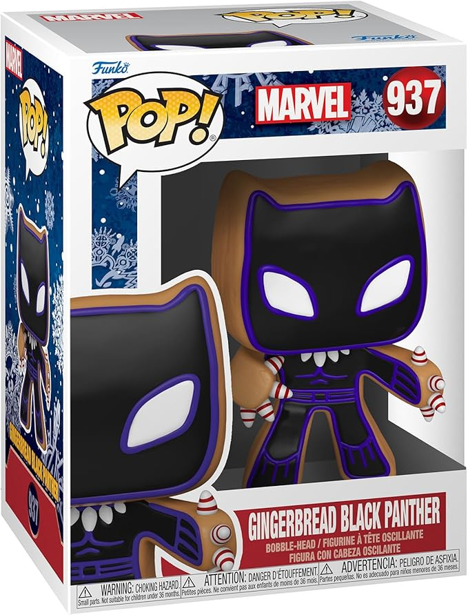 Funko Pop! Marvel Holiday – Gingerbread Black Panther #937