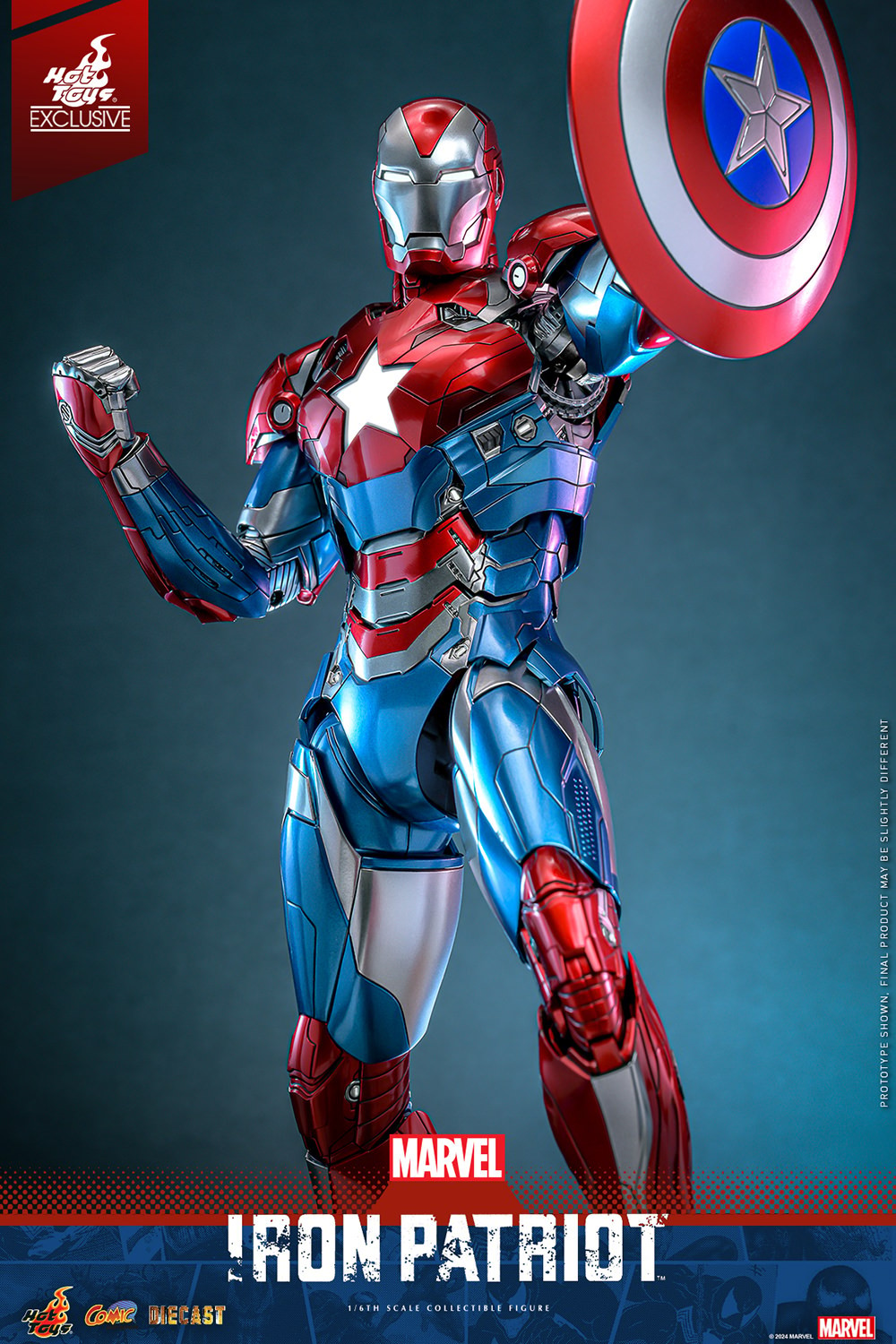 Iron Patriot Sixth Scale Figure Hot Toys