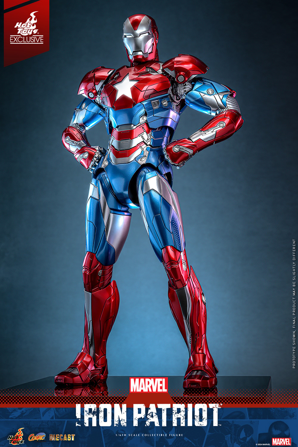 Iron Patriot Sixth Scale Figure Hot Toys