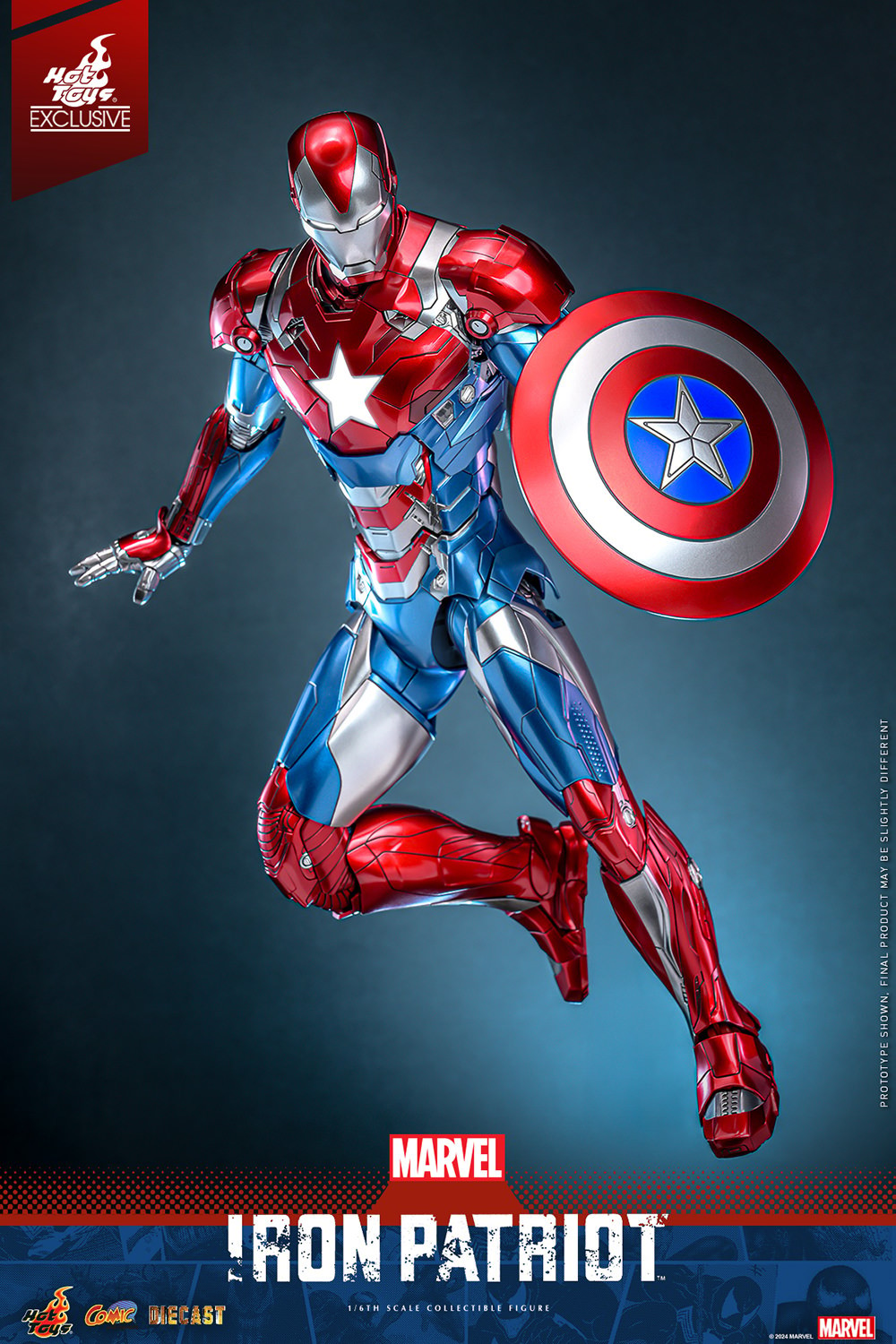 Iron Patriot Sixth Scale Figure Hot Toys