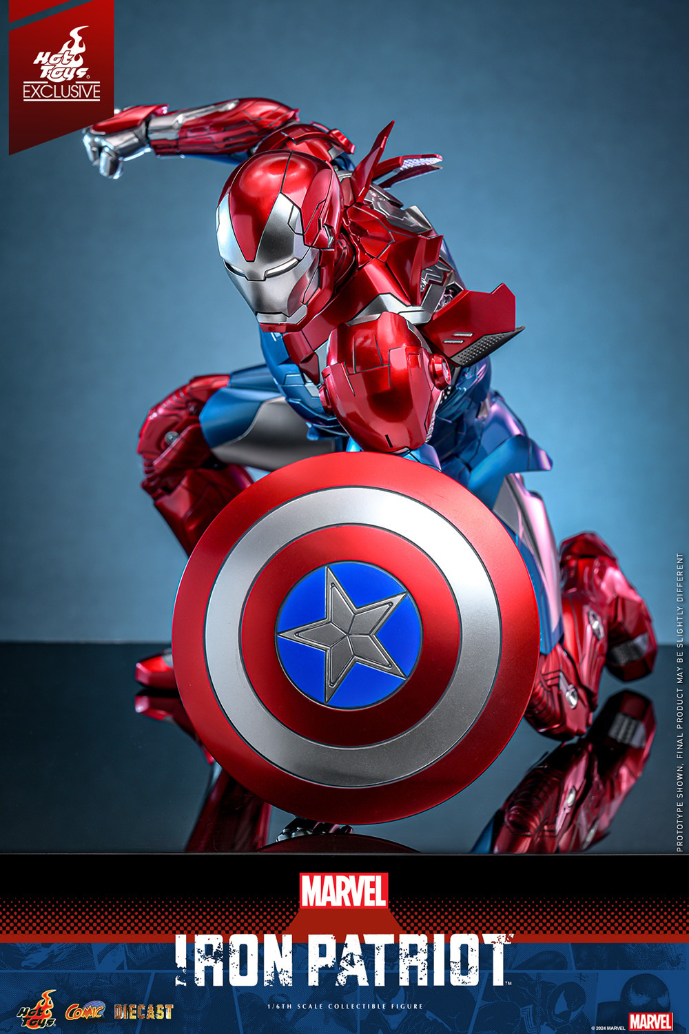 Iron Patriot Sixth Scale Figure Hot Toys