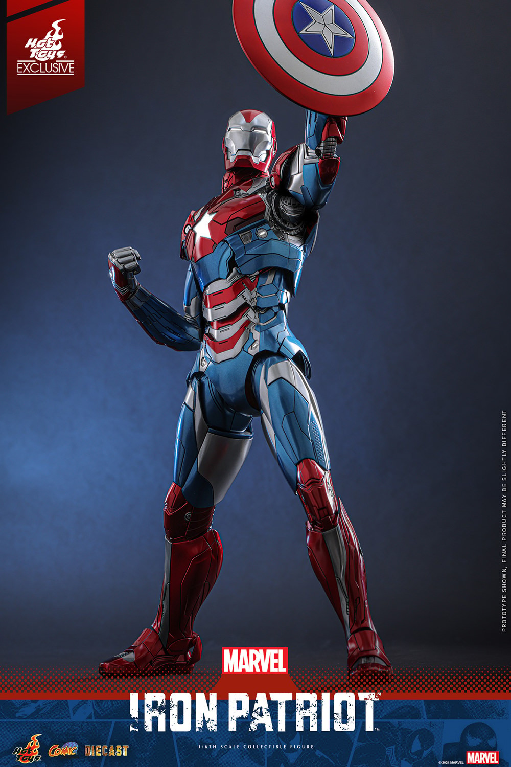 Iron Patriot Sixth Scale Figure Hot Toys
