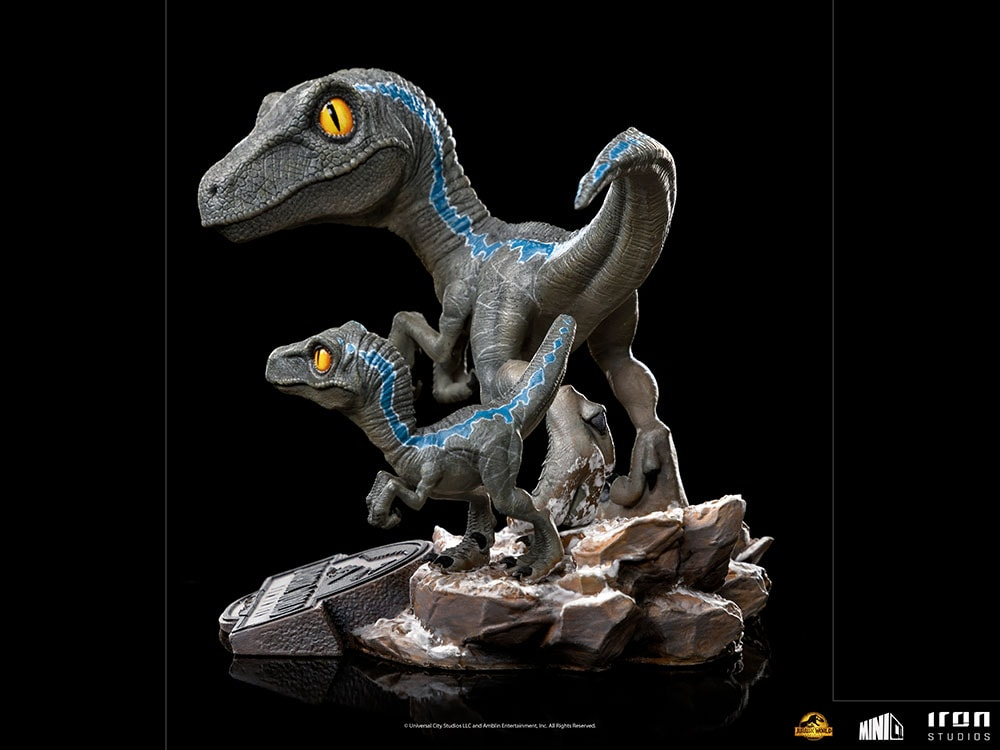 Figuurtje Jurassic World Le Monde volgens Mini Co. PVC Blue en Beta fi