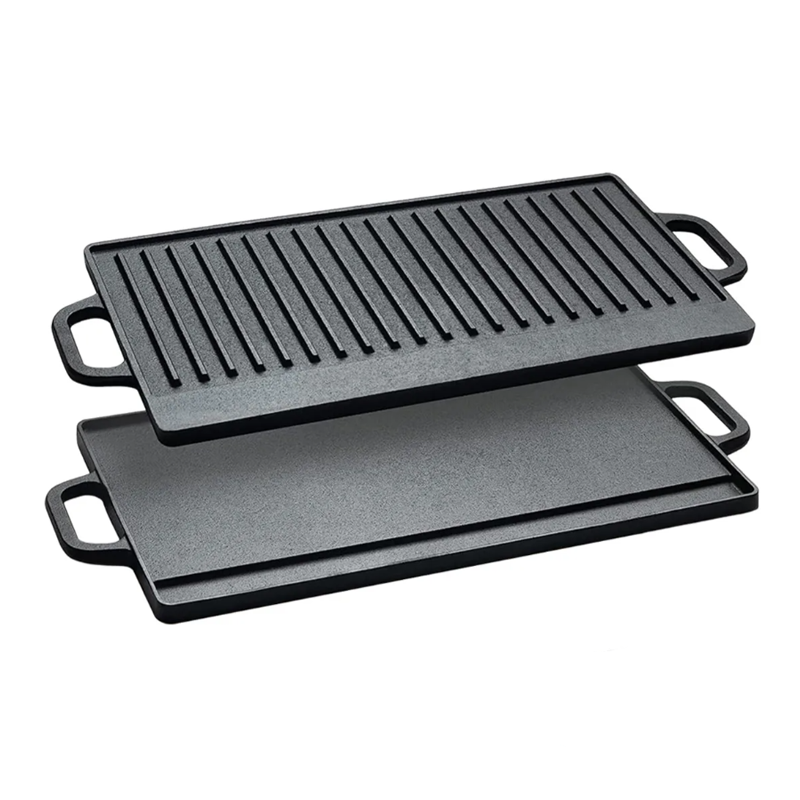 Plancha  Grill De Hierro Fundido Reversible 