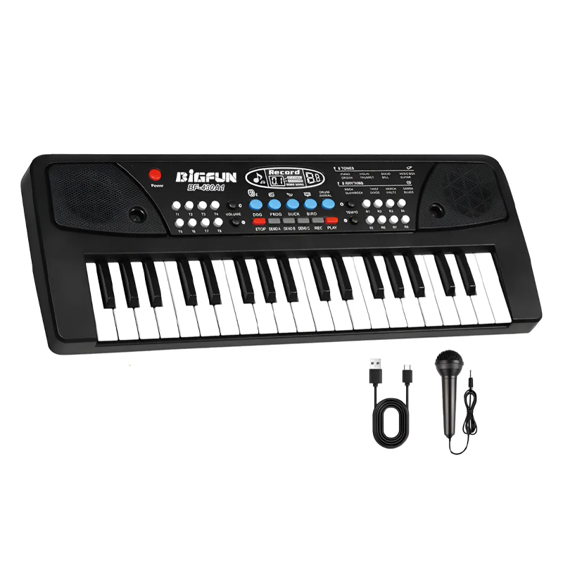  Piano Eléctrico De Juguete Para Niños 8 Ritmos 37 Teclas