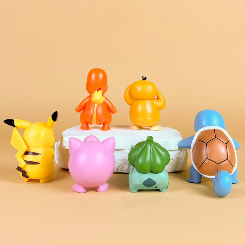 Muñecos De Pokémon Colección De 6 Figuras Pikachu