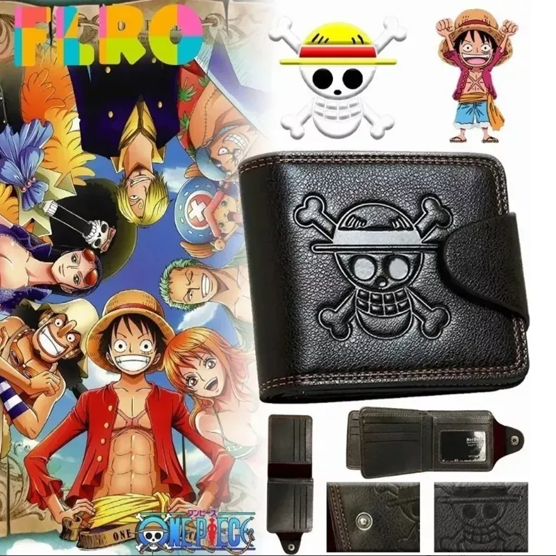 Cartera De One Piece Luffy Anime Alta Calidad